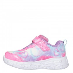 SKECHERS Unicorn Charmer - Lil Heart Sparkles (303064N-PKMT)ΒΡΕΦΙΚΑ ΠΑΠΟΥΤΣΙΑ ΦΩΤΙΖΟΜΕΝΑ ΠΟΛΥΧΡΩΜΑ