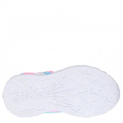 SKECHERS Unicorn Charmer - Lil Heart Sparkles (303064N-SMLT)ΒΡΕΦΙΚΑ ΠΑΠΟΥΤΣΙΑ ΦΩΤΙΖΟΜΕΝΑ ΠΟΛΥΧΡΩΜΑ