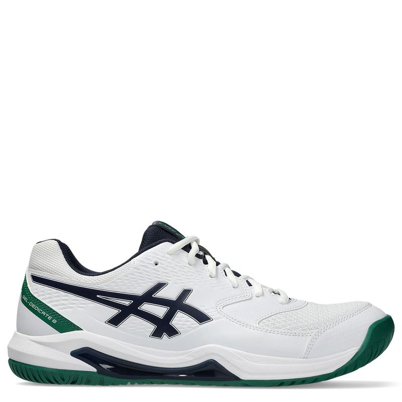 ASICS Gel-Dedicate 8 (1041A408-105)Ανδρικά Παπούτσια Τένις για Όλα τα Γήπεδα White / Midnight