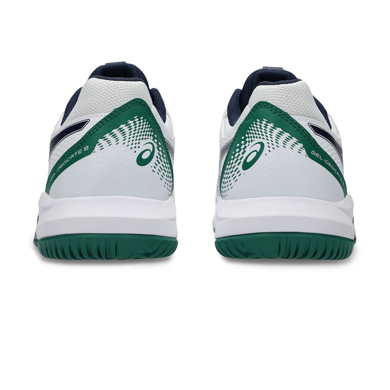 ASICS Gel-Dedicate 8 (1041A408-105)Ανδρικά Παπούτσια Τένις για Όλα τα Γήπεδα White / Midnight