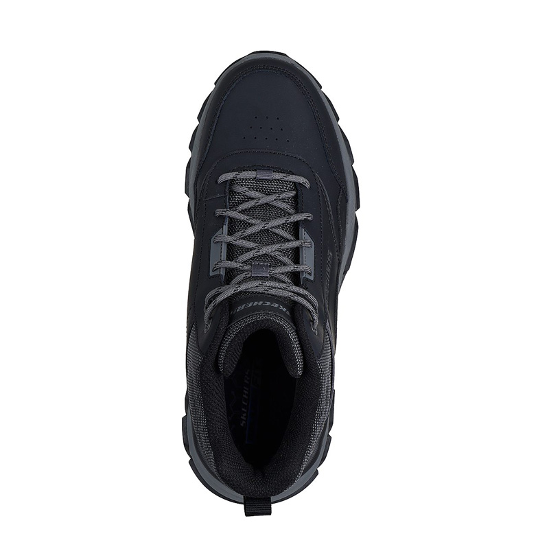 SKECHERS Relaxed Fit: Santoro - Hopkins (205587-BLK)ΑΝΔΡΙΚΑ ΜΠΟΤΑΚΙΑ ΜΑΥΡΑ
