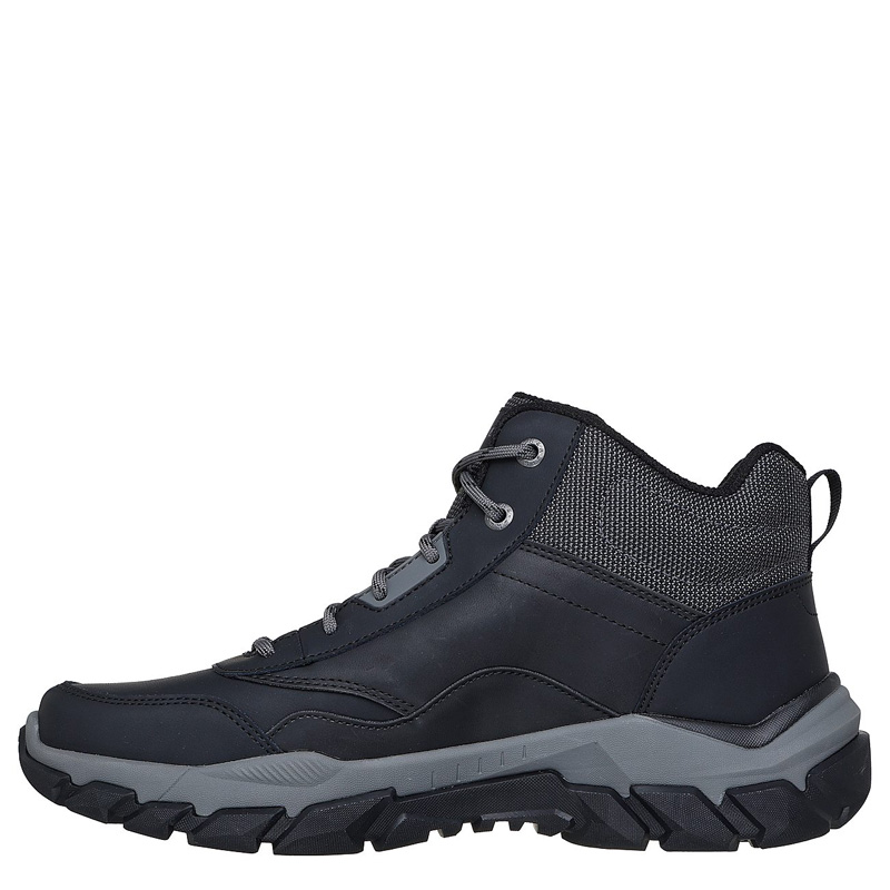 SKECHERS Relaxed Fit: Santoro - Hopkins (205587-BLK)ΑΝΔΡΙΚΑ ΜΠΟΤΑΚΙΑ ΜΑΥΡΑ