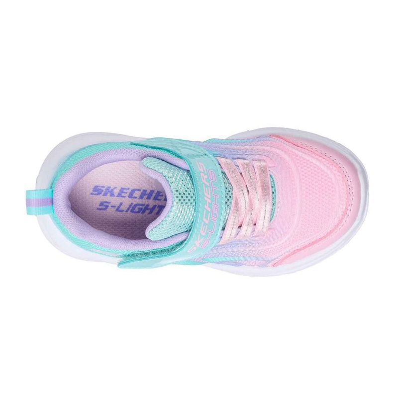 SKECHERS S Lights: Sola Glow - Color Breeze (303713N-AQMT)ΒΡΕΦΙΚΑ ΠΑΠΟΥΤΣΙΑ ΦΩΤΙΖΟΜΕΝΑ ΠΟΛΥΧΡΩΜΑ