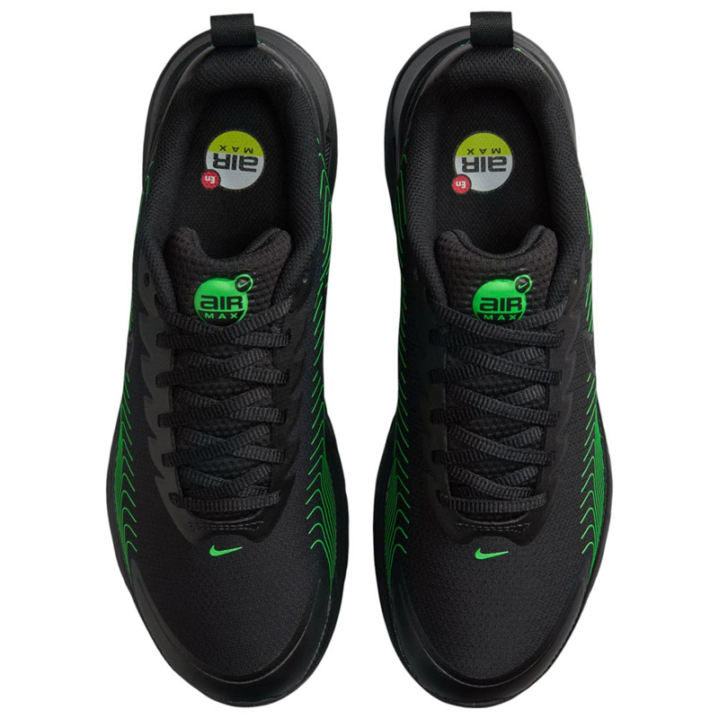 Nike Air Max Nuaxis (FD4329-011)ΑΝΔΡΙΚΑ ΠΑΠΟΥΤΣΙΑ BLACK/BLACK-GREEN STRIKE-BLACK