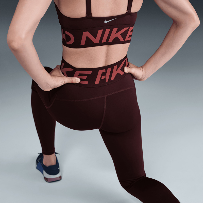 Nike Pro Sculpt (FV7382-652)Γυναικείο ψηλόμεσο κολάν με κανονικό μήκος BURGUNDY CRUSH/WHITE Nike Pro Sculpt (FV7382-652)Γυναικείο ψηλόμεσο κολάν με κανονικό μήκος BURGUNDY CRUSH/WHITE