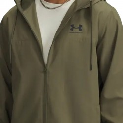 Under Armour Rival Woven Windbreaker (1390149-390)ΑΝΔΡΙΚΗ ΖΑΚΕΤΑ ΑΝΤΙΑΝΕΜΙΚΗ/ΥΔΡΟΑΠΩΘΗΤΙΚΗ Marine OD Green//Black