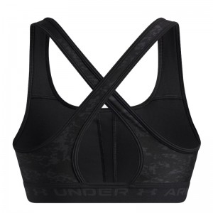UNDER ARMOUR Mid Crossback Printed Sports Bra (1361042-013)ΓΥΝΑΙΚΕΙΟ ΜΠΟΥΣΤΑΚΙ Black//Anthracite UNDER ARMOUR Mid Crossback Printed Sports Bra (1361042-013)ΓΥΝΑΙΚΕΙΟ ΜΠΟΥΣΤΑΚΙ Black//Anthracite