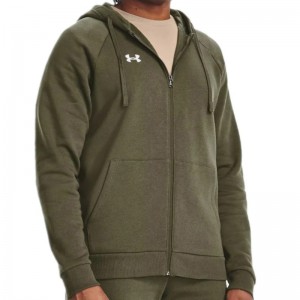 UNDER ARMOUR RIVAL FLEECE FZ HOODIE (1379767-390)ΑΝΔΡΙΚΗ ΦΟΥΤΕΡ ΖΑΚΕΤΑ Marine OD Green//White UNDER ARMOUR RIVAL FLEECE FZ HOODIE (1379767-390)ΑΝΔΡΙΚΗ ΦΟΥΤΕΡ ΖΑΚΕΤΑ Marine OD Green//White