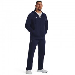 UNDER ARMOUR RIVAL FLEECE FZ HOODIE (1379767-410)ΑΝΔΡΙΚΗ ΦΟΥΤΕΡ ΖΑΚΕΤΑ Midnight Navy//White