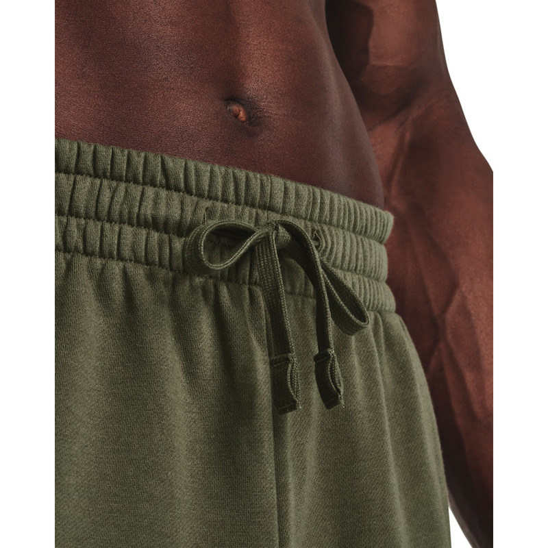 UNDER ARMOUR RIVAL FLEECE JOGGERS (1379774-390)ΑΝΔΡΙΚΟ ΠΑΝΤΕΛΟΝΙ ΦΟΡΜΑΣ Marine OD Green//White