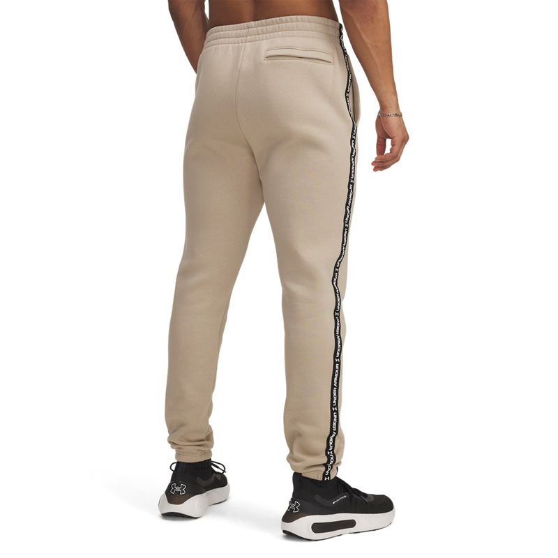 UNDER ARMOUR ICON FLEECE JGR TAPING (1389358-299)ΑΝΔΡΙΚΟ ΠΑΝΤΕΛΟΝΙ ΦΟΡΜΑΣ City Khaki//White