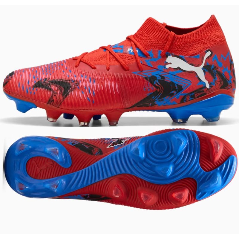 Puma Future 8 Match Playmakers FG/AG (108749-01)ΑΝΔΡΙΚΑ ΠΑΠΟΥΤΣΙΑ ΠΟΔΟΣΦΑΙΡΟΥ ΜΕ ΤΑΠΕΣ RED/BLACK