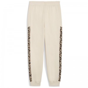 PUMA Essentials Animal Print Comfort High-Waist Sweatpants Women (688086-87)ΓΥΝΑΙΚΕΙΟ ΠΑΝΤΕΛΟΝΙ ΦΟΡΜΑΣ Alpine Snow