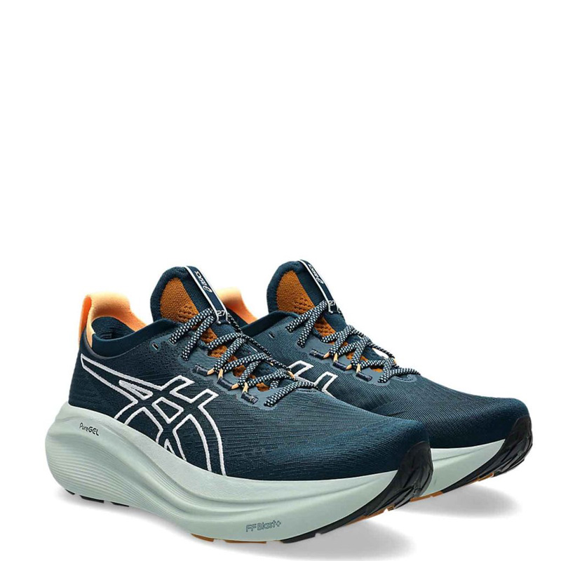 ASICS GEL-NIMBUS 27 TR (1011C136-300)ΑΝΔΡΙΚΑ ΠΑΠΟΥΤΣΙΑ TRAIL-RUNNING Nature Bathing/Tranquil Teal
