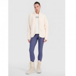 4F FLEECE WMNS (4FWAW25TFLEF328-11S)ΓΥΝΑΙΚΕΙΑ ΖΑΚΕΤΑ OFF WHITE