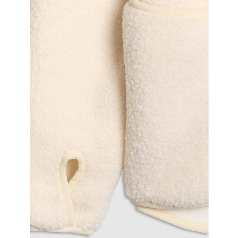 4F FLEECE WMNS (4FWAW25TFLEF328-11S)ΓΥΝΑΙΚΕΙΑ ΖΑΚΕΤΑ OFF WHITE