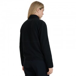 4F FLEECE WMNS (4FWAW25TFLEF328-20S)ΓΥΝΑΙΚΕΙΑ ΖΑΚΕΤΑ ΜΑΥΡΗ