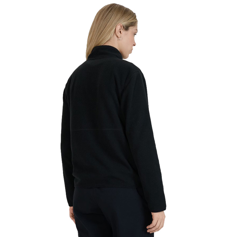 4F FLEECE WMNS (4FWAW25TFLEF328-20S)ΓΥΝΑΙΚΕΙΑ ΖΑΚΕΤΑ ΜΑΥΡΗ