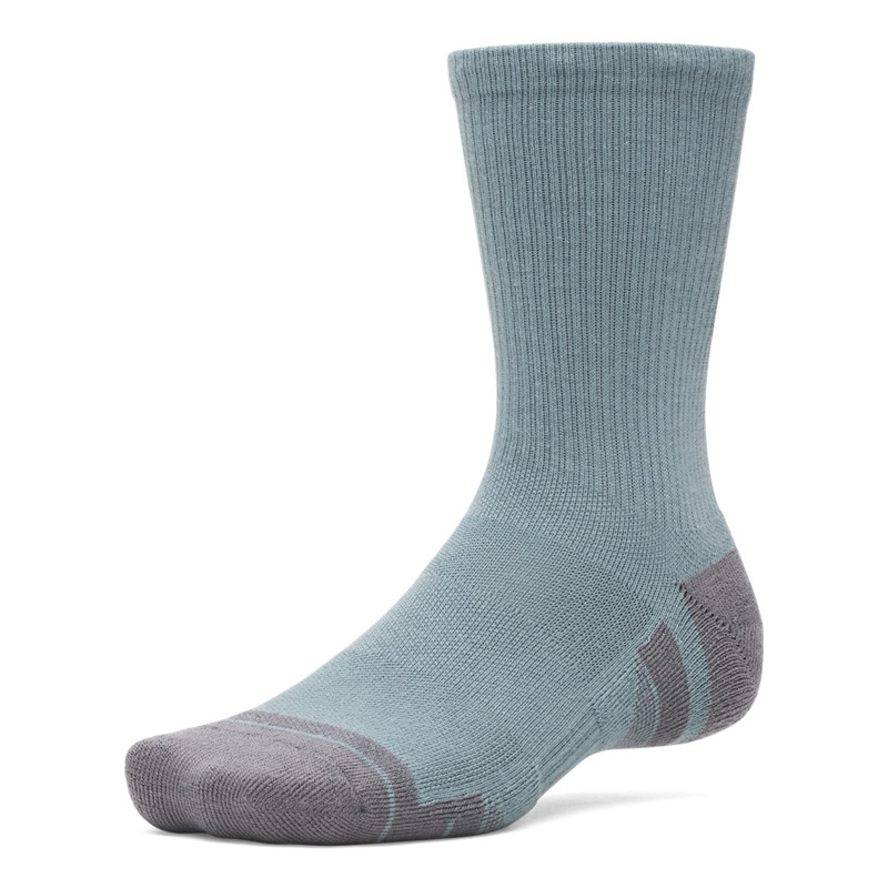 UNDER ARMOUR PERFORMANCE TECH CREW SOCKS 3-PACK (1379512-587)Αθλητικές Κάλτσες 3 Ζεύγη Jasper Blue/Summit White/Castlerock