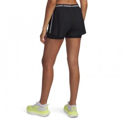 UNDER ARMOUR Tech Play Up 2in1 Shorts (1389895-001)Γυναικείο Σορτς Προπόνησης Μαύρο 2-in-1