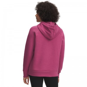 UNDER ARMOUR Rival Fleece Shimmer (6003710-659)ΓΥΝΑΙΚΕΙΑ ΦΟΥΤΕΡ ΜΠΛΟΥΖΑ Fuchsia Dusk/Iridescent