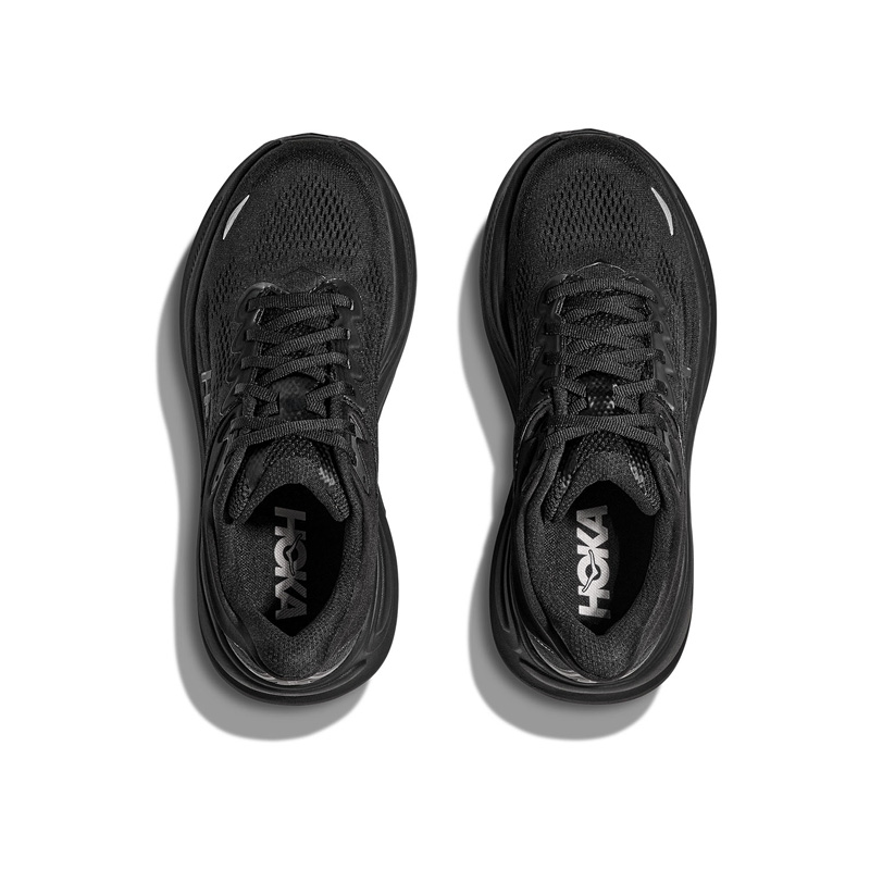 HOKA BONDI 9 (1162011-BBLC)ΑΝΔΡΙΚΑ ΠΑΠΟΥΤΣΙΑ RUNNING BLACK/BLACK
