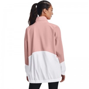 UNDER ARMOUR WOVEN FZ JACKET (1369889-286)ΓΥΝΑΙΚΕΙΑ ΖΑΚΕΤΑ ΑΝΤΙΑΝΕΜΙΚΗ/ΥΔΡΟΑΠΩΘΗΤΙΚΗ Tosca Brown