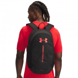 Under Armour Hustle Lite Backpack (6000399-002)ΤΣΑΝΤΑ ΠΛΑΤΗΣ 26 ΛΙΤΡΑ Black/Racer Red