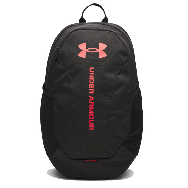 Under Armour Hustle Lite Backpack (6000399-002)ΤΣΑΝΤΑ ΠΛΑΤΗΣ 26 ΛΙΤΡΑ Black/Racer Red
