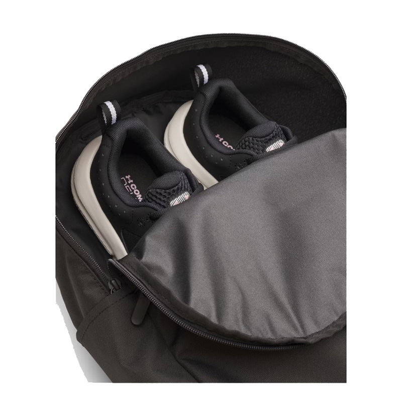 UNDER ARMOUR Essential Printed Backpack (6000991-001)ΤΣΑΝΤΑ ΠΛΑΤΗΣ Black/Black/White