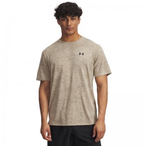 UNDER ARMOUR UA Tech Tee Novelty (6005920-299)ΑΝΔΡΙΚΟ T-SHIRT City Khaki/Black UNDER ARMOUR UA Tech Tee Novelty (6005920-299)ΑΝΔΡΙΚΟ T-SHIRT City Khaki/Black