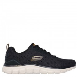 SKECHERS Track - Leshur (232758-BLK)ΑΝΔΡΙΚΑ ΠΑΠΟΥΤΣΙΑ  ΜΑΥΡΟ/ΛΕΥΚΟ