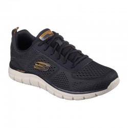 SKECHERS Track - Leshur (232758-BLK)ΑΝΔΡΙΚΑ ΠΑΠΟΥΤΣΙΑ  ΜΑΥΡΟ/ΛΕΥΚΟ