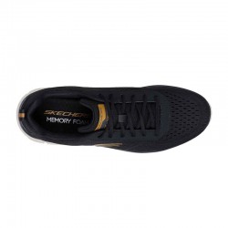 SKECHERS Track - Leshur (232758-BLK)ΑΝΔΡΙΚΑ ΠΑΠΟΥΤΣΙΑ  ΜΑΥΡΟ/ΛΕΥΚΟ