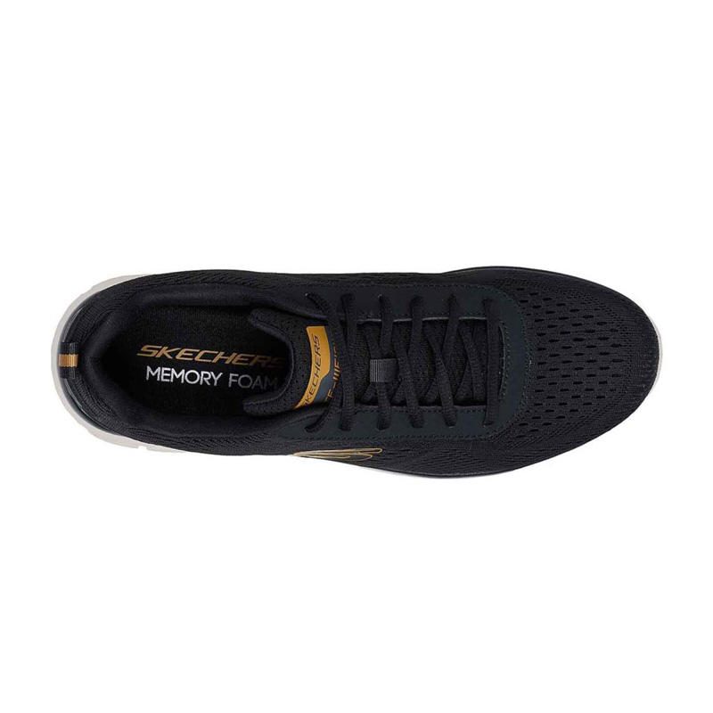 SKECHERS Track - Leshur (232758-BLK)ΑΝΔΡΙΚΑ ΠΑΠΟΥΤΣΙΑ  ΜΑΥΡΟ/ΛΕΥΚΟ
