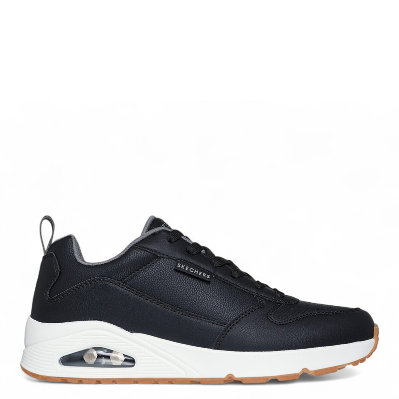 Skechers Uno Alder MENS (183012-BKGY)ΑΝΔΡΙΚΟ ΥΠΟΔΗΜΑ ΜΑΥΡΟ/ΛΕΥΚΟ