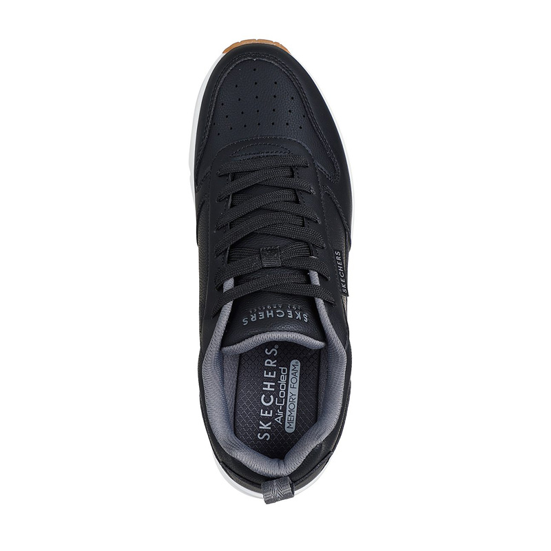 Skechers Uno Alder MENS (183012-BKGY)ΑΝΔΡΙΚΟ ΥΠΟΔΗΜΑ ΜΑΥΡΟ/ΛΕΥΚΟ