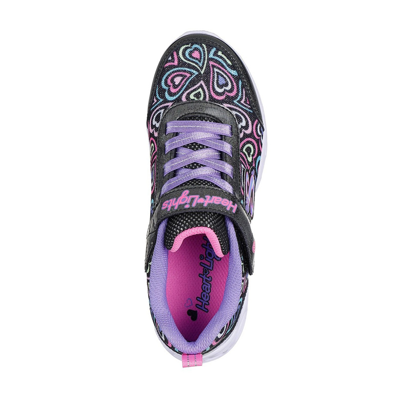 SKECHERS Heart Lights - Boogie Love (303257L-BKMT)ΠΑΙΔΙΚΑ ΠΑΠΟΥΤΣΙΑ ΦΩΤΙΖΟΜΕΝΑ ΠΟΛΥΧΡΩΜΑ