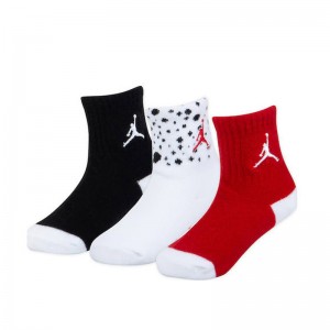 Jordan Cement Grip Quarter Grippy 3 pairs (PJ0012-001)Βρεφικές κάλτσες  ΠΟΛΥΧΡΩΜΕΣ 3 ΤΕΜΑΧΙΑ