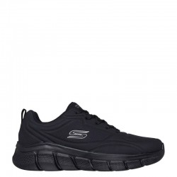 Skechers Bobs B Flex - Arctic Edge (118110-BBK)ΑΝΔΡΙΚΑ ΠΑΠΟΥΤΣΙΑ ΜΑΥΡΑ