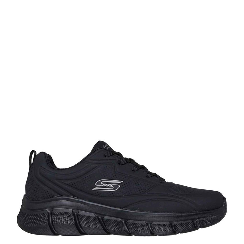 Skechers Bobs B Flex - Arctic Edge (118110-BBK)ΑΝΔΡΙΚΑ ΠΑΠΟΥΤΣΙΑ ΜΑΥΡΑ