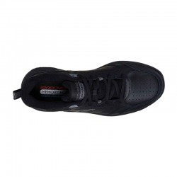 SKECHERS Relaxed Fit: Durham - Delck (232730-BBK)ΑΝΔΡΙΚΑ ΠΑΠΟΥΤΣΙΑ ΜΑΥΡΑ