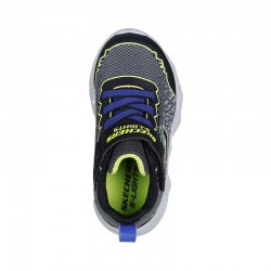Skechers S Lights: Vortex 2.0-Zorento (400603N-BKYL)ΒΡΕΦΙΚΑ ΠΑΠΟΥΤΣΙΑ ΦΩΤΙΖΟΜΕΝΑ ΓΚΡΙ/ΜΑΥΡΟ