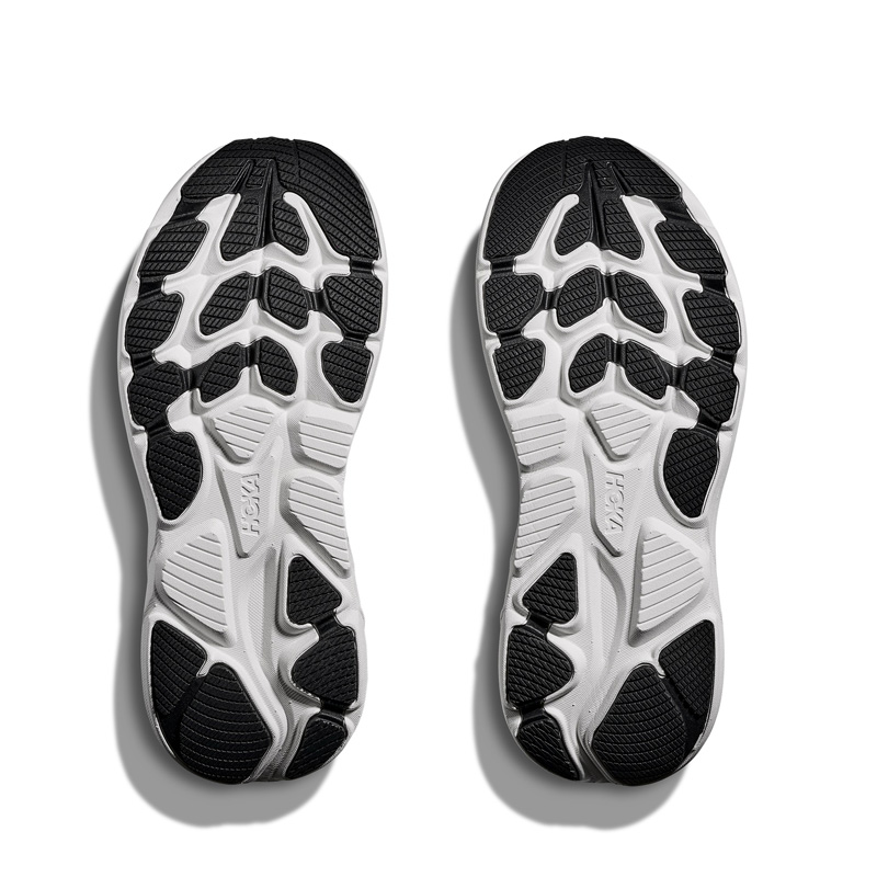 HOKA CLIFTON 10 (1168860-BWHT)ΠΑΙΔΙΚΑ ΠΑΠΟΥΤΣΙΑ RUNNING ΜΑΥΡΟ/ΛΕΥΚΟ