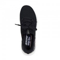 Skechers Slip-Ins Engineered Knit Lace (117617-BLK)ΓΥΝΑΙΚΕΙΑ ΠΑΠΟΥΤΣΙΑ ΜΑΥΡΟ/ΛΕΥΚΟ