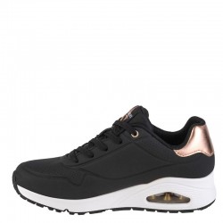 SKECHERS UNO-GOLDEN AIR (177094-BLK)ΓΥΝΑΙΚΕΙΑ ΠΑΠΟΥΤΣΙΑ ΜΑΥΡΟ/ΛΕΥΚΟ/ΧΡΥΣΟ