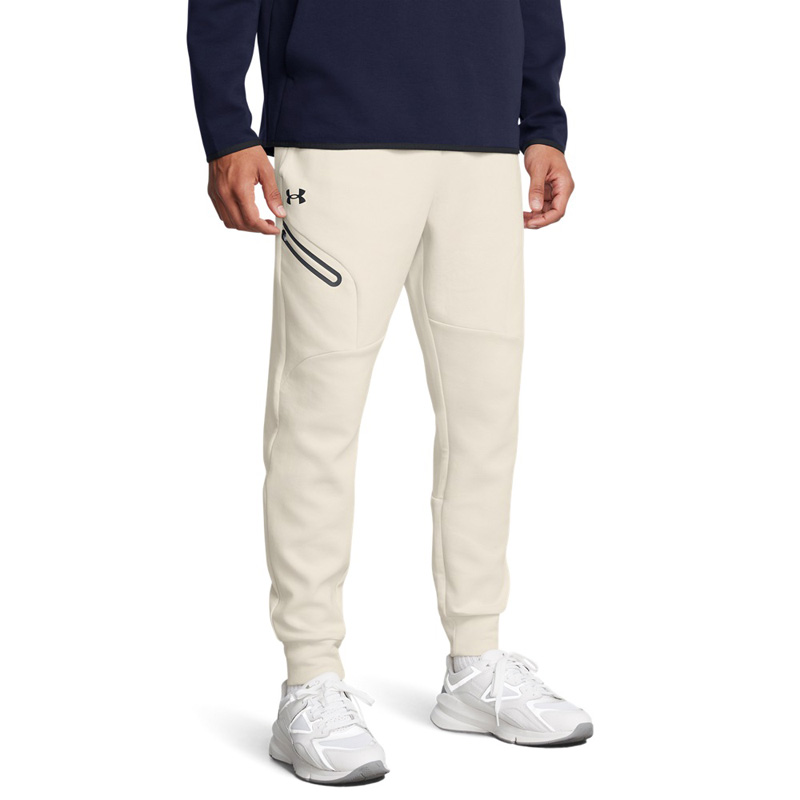 UNDER ARMOUR UA UNSTOPPABLE FLC JGR (1389353-110)ΑΝΔΡΙΚΟ ΠΑΝΤΕΛΟΝΙ ΦΟΡΜΑΣ Summit White/Black