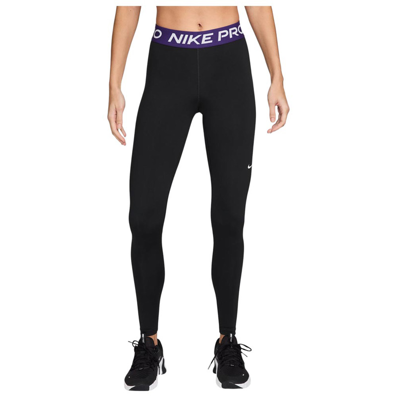 Nike Dri-Fit Pro 365 (CZ9779-025)Γυναικείο Κολάν BLACK/COURT PURPLE/WHITE