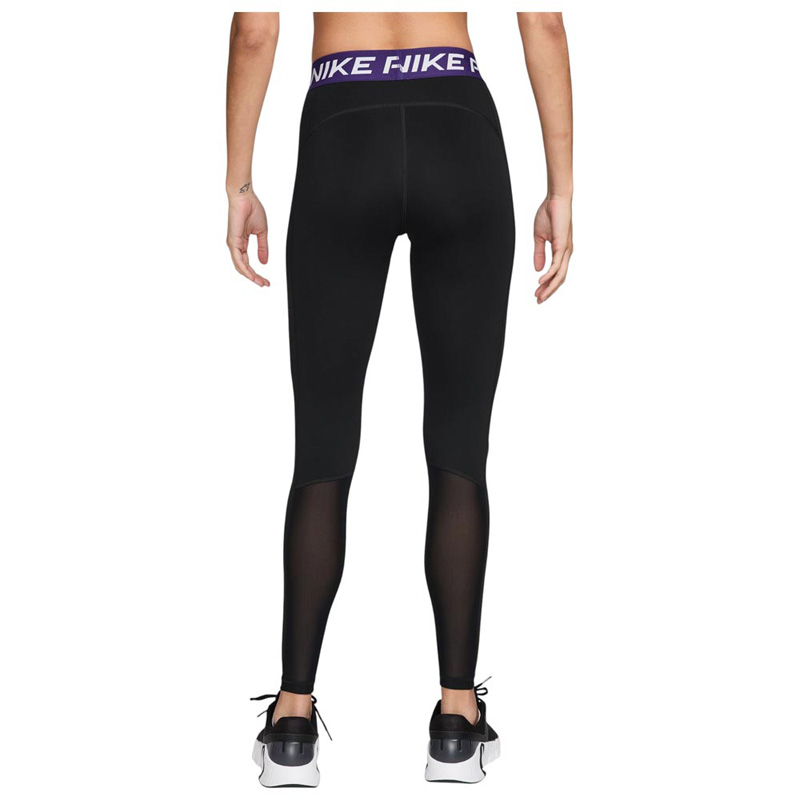 Nike Dri-Fit Pro 365 (CZ9779-025)Γυναικείο Κολάν BLACK/COURT PURPLE/WHITE