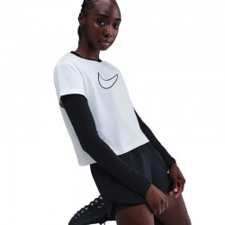 Nike Sportswear Graphic Tee (HV5002-100)Γυναικείο T-Shirt WHITE/BLACK